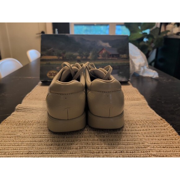 SAS 'Bout Time Leather Walking Shoes Moc Toe Bone 1520-002 USA Mens Sz 11M NWB - Picture 10 of 15